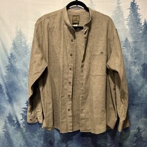 Bruno Designed In‎ Italy Shirt Men's XL Brown  Button Down  Long Sleeve